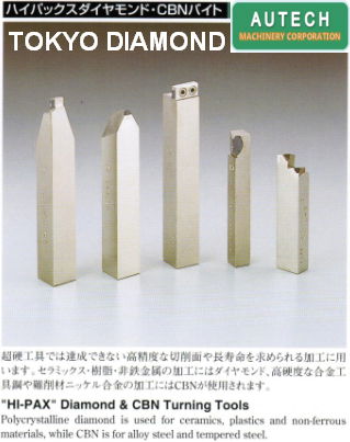 Multi-Purpose Diamond Turning Tools多角度型