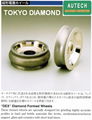 DTS総形电着ホイール、日本东京钻石电镀结合剂成型滚轮