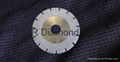 U-slot Electroplated diamond blades with diamond coated side 