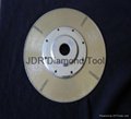 Continuous rim Electroplated diamond blades with Straight protections and flange