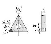 TCGW PCD Turning Insert 2