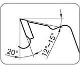 TCT Circular Saw Blades with chip limiting device for cutting wood 5