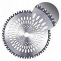 TCT Circular Saw Blades with insert lock teeth for grass cutting