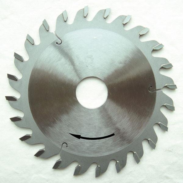 Scoring TCT Circular Saw Blades for sectioning machines, with conical teeth