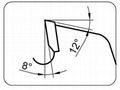 Scoring TCT Circular Saw Blades for sectioning machines, with conical teeth