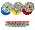 Three Step dry  diamond polishing pads