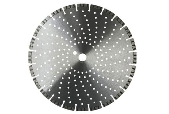 Laser welded turbo diamond blades with cooling holes 2