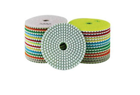 3mm Thickness 4 Inch Diamond Flexible Polishing Pad Wear Resistance  2