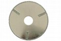 Continous rim Electroplated Diamond blades with straight protections