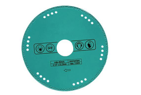 Vacuum brazed Rim diamond blades