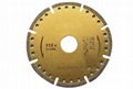 U- slot Vacuum brazed diamond blades 1