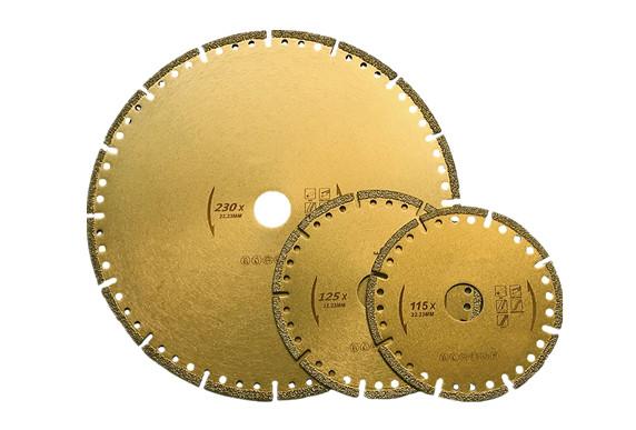 U- slot Vacuum brazed diamond blades 3