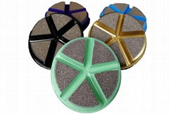 Ceramic bonded floor pads