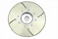  Continuous rim EP Diamond blades with turbo protections and flange 1