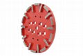 Blastrac 250mm diamond grinding plates disc wheels 5