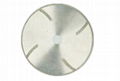 Continous rim Electroplated diamond blades with turbo protections