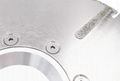 U-slot Electroplated blade with straight protections and flange