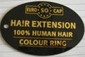 100% human hair color ring(color chart)