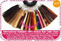 International Standard 100% Human Hair Extensions COLOR RINGS