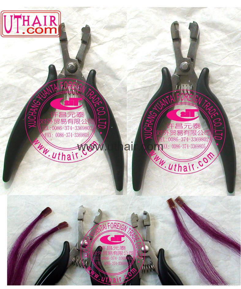 professional fusion hair clamp (plier),remy hair,human hair,prebonded hair,clip