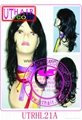 virgin,remy human hair ponytails,single drawn hair,wig,clip,prebonded human hair