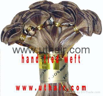hand tied hair extension