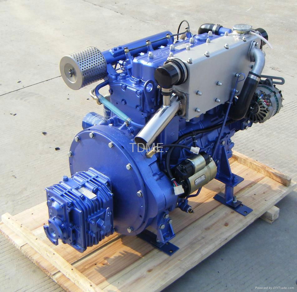 NEW CE 46Hp TDME485 Yacht  Sailing boat Marine Diesel Engine With NEW CE 2