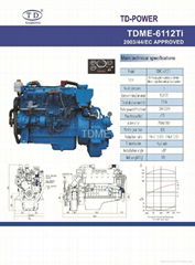  TD BRAND 200Hp Water Cooled Inboard Marine  Diesel Engine