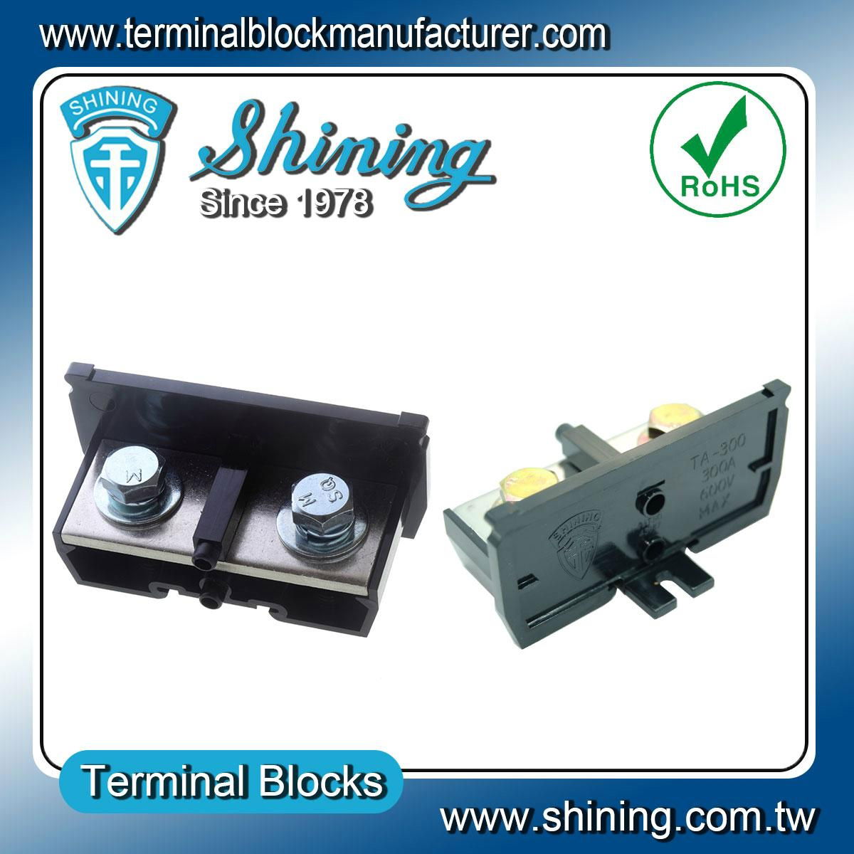 TA-300 35 mm DIN Rail Electric Wire Connector 300A Terminal Block 5