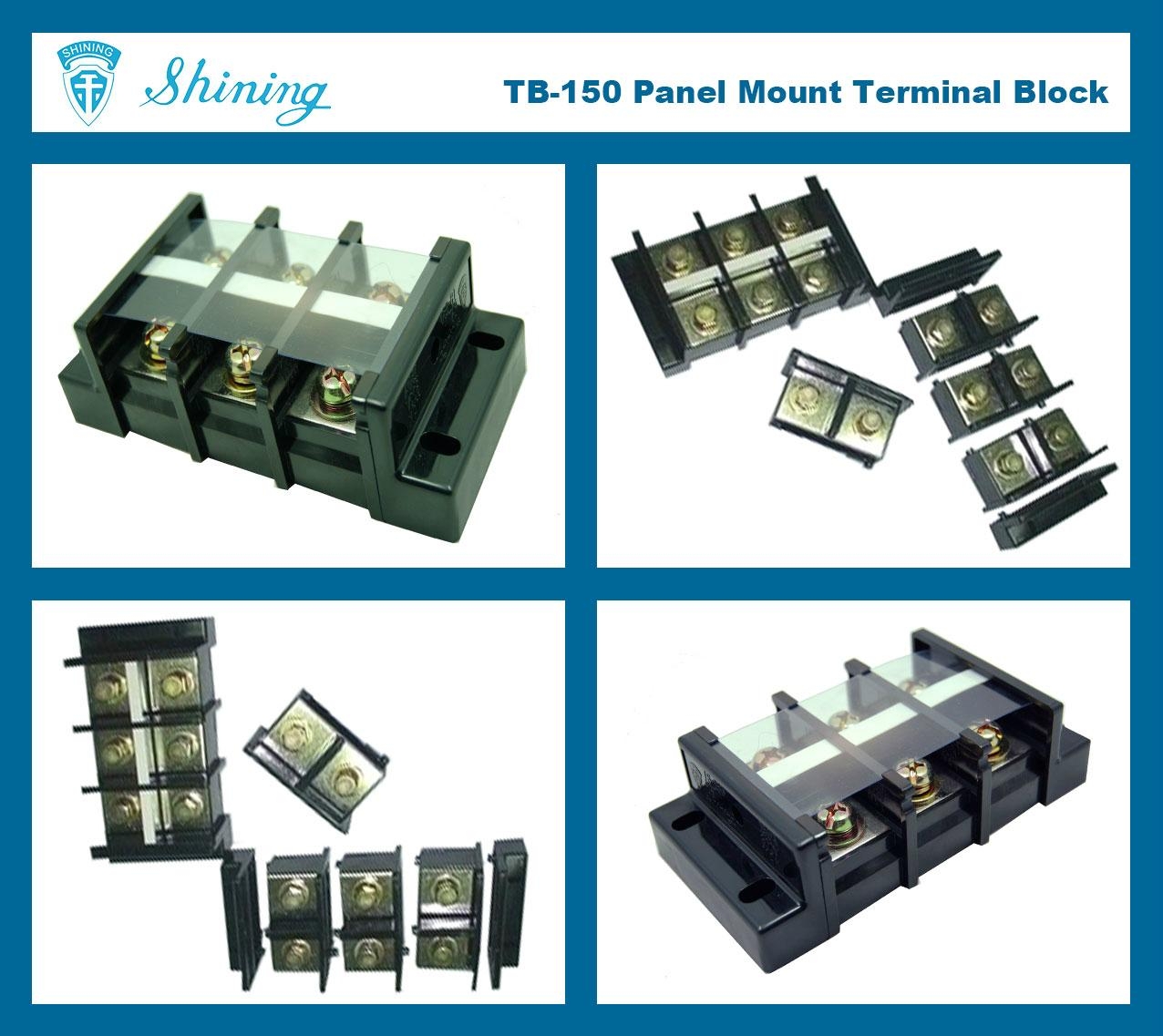 TB-150 Cable Connector 600V 150A Barrier Assembly Terminal Block 7