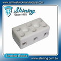 TC-203-A 3 Pole 600V 20A Heat Resistant Ceramic Terminal Block