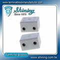 TC-152-A 2 Pole 600V 15A Heat Resistant Ceramic Terminal Block 6