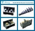 TE-400 Combined Type 400A Top Hat Rail Terminal Block Connector 2