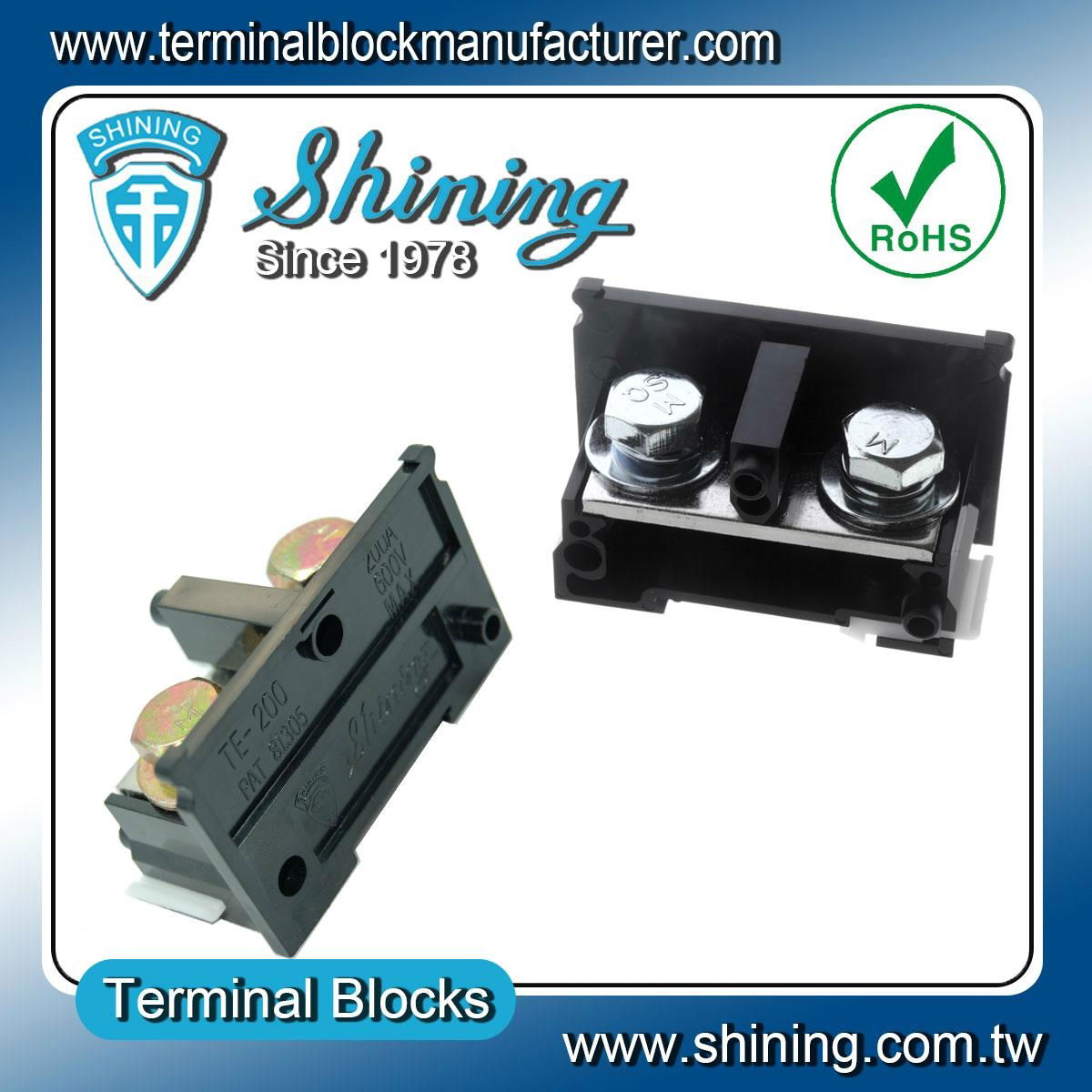 TE-200 Combined Type 200A Top Hat Rail Terminal Block Connector