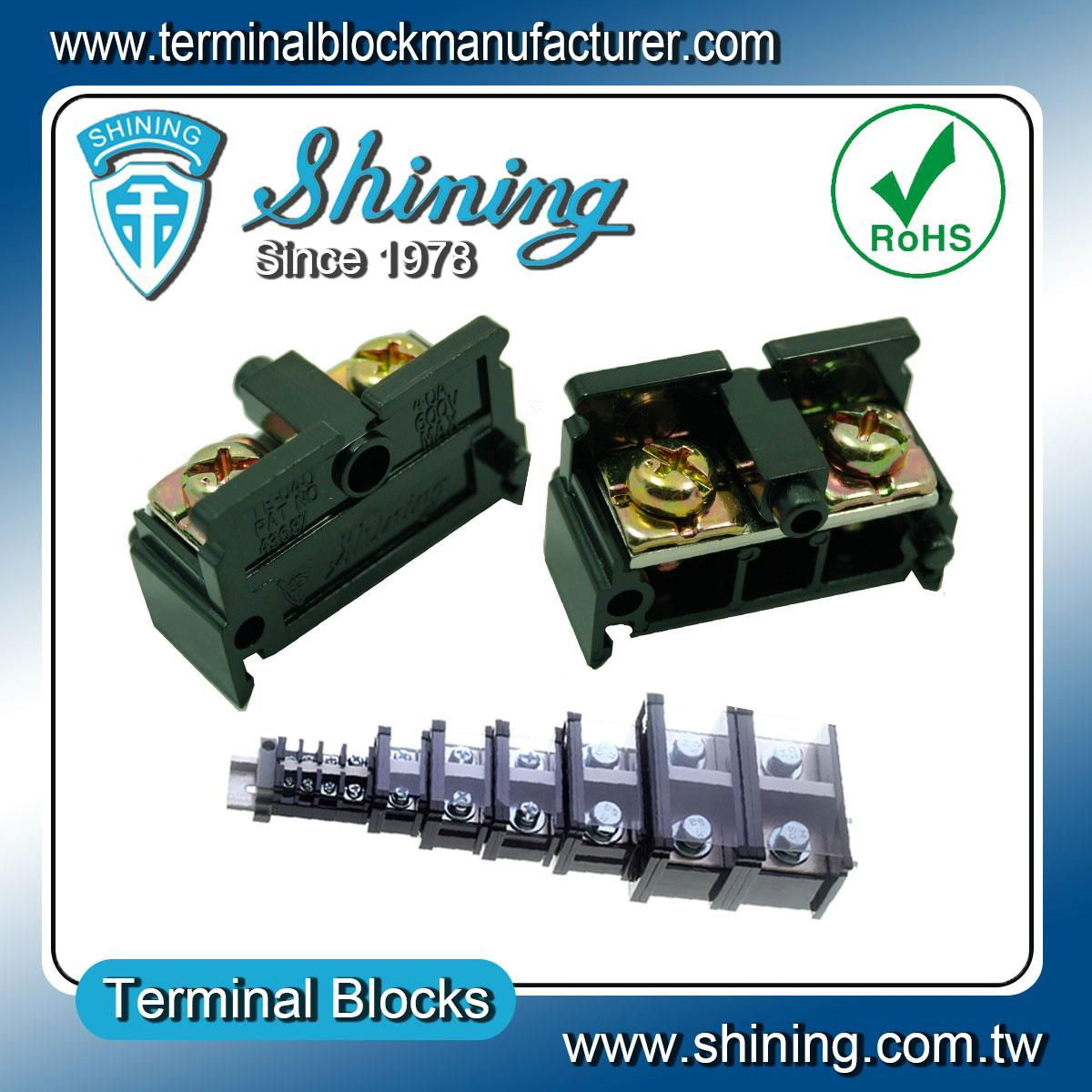 TE-040 Combined Type 40A Top Hat Rail Terminal Block Connector