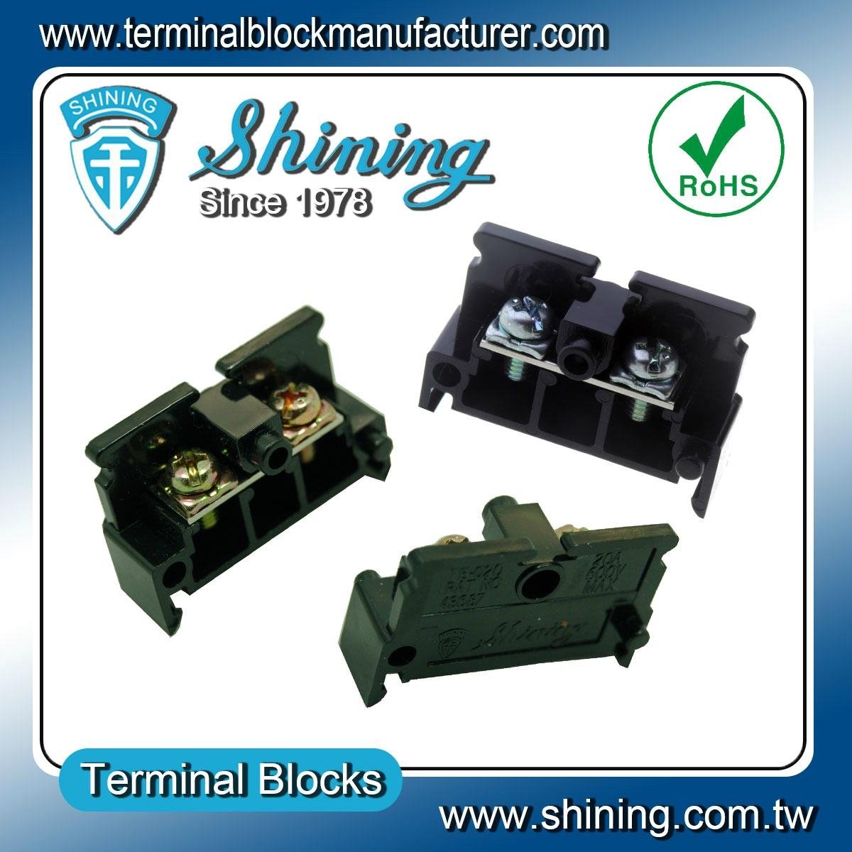 TE-020 Combined Type 20A Top Hat Rail Terminal Block Connector