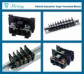 TS-035 35A 25mm DIN Rail Cassette Type Terminal Block Connector 2