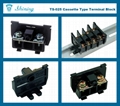 TS-025 25A 25mm DIN Rail Cassette Type Terminal Block Connector