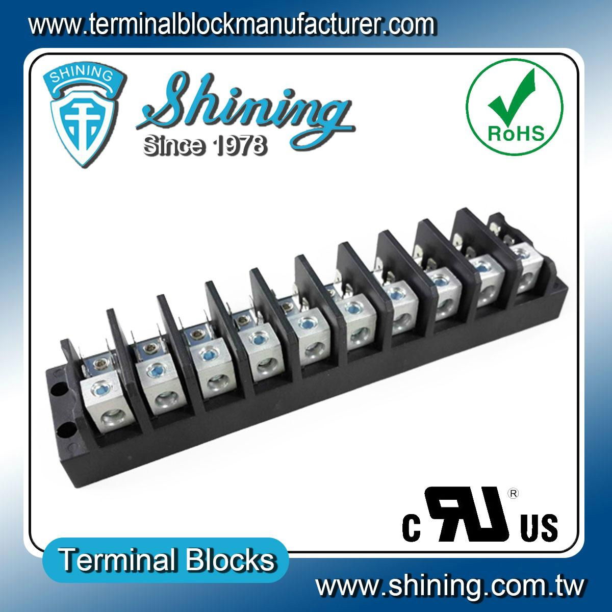 TGP-050-10A 600V 50A 10 Pole Power Distribution Terminal Block