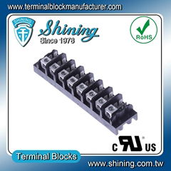 TGP-050-08A 600V 50A 8 Pole Power Distribution Terminal Block