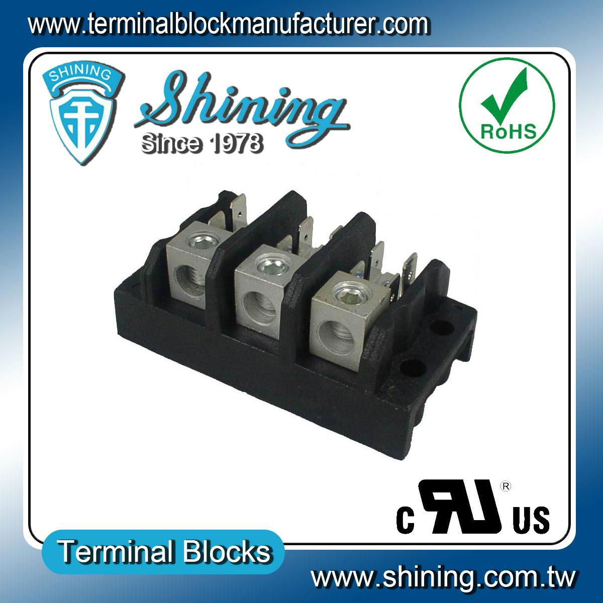 TGP-085-03A 600V 85A 3 Pole Quick Connector Power Terminal Block