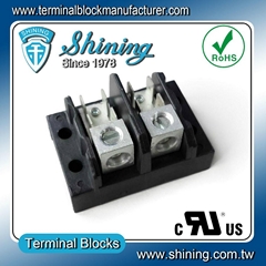 TGP-050-02A1 600V 50A Quick Connect 2-Pole Power Terminal Block