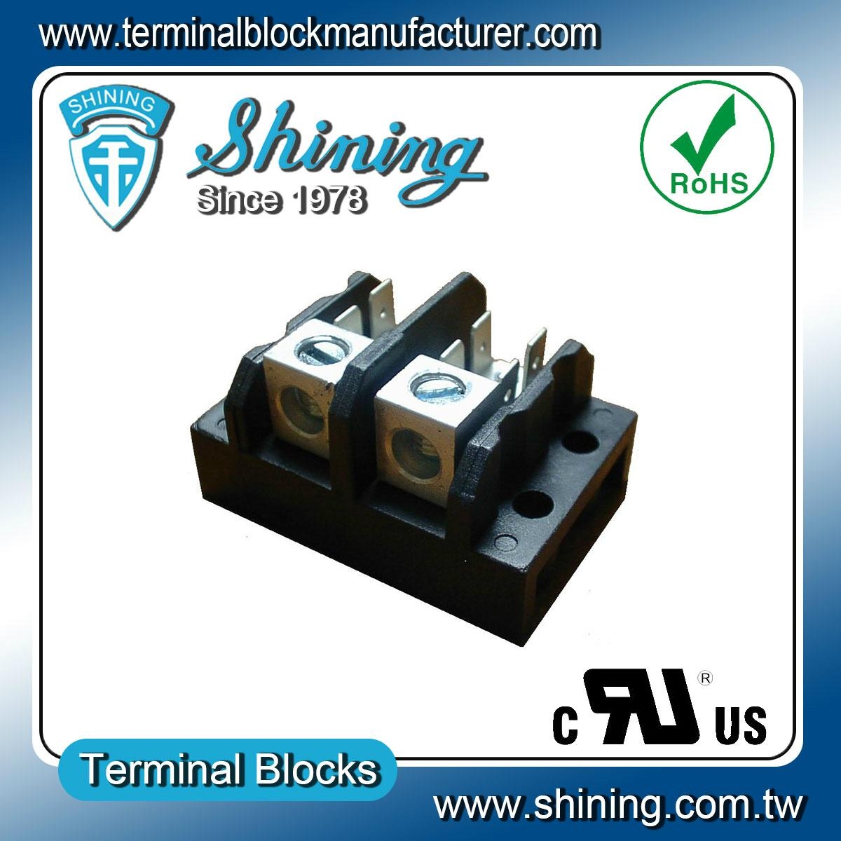 TGP-085-02A1 600V 85A Distribution Spade Terminal Block Connector 1