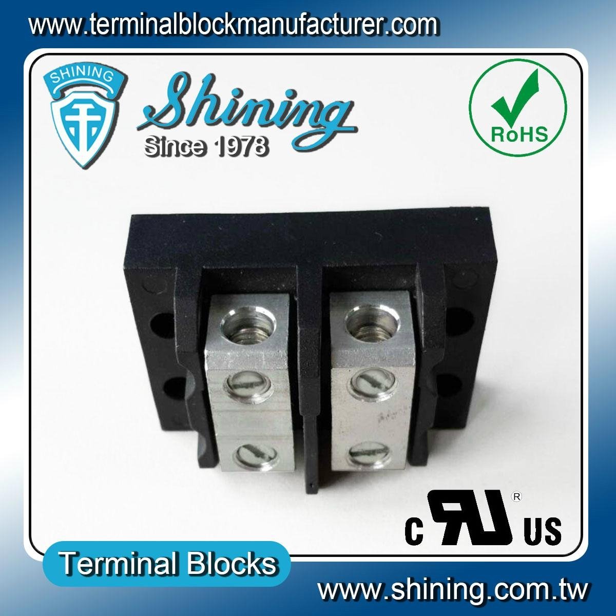 TGP-050-02BSS 600V 50A 2 Way Electrical Splicer Terminal Block