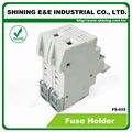 FS-032 600V 32A 2 Pole DIN Rail Mounted Cylindrical Fuse Carrier 5
