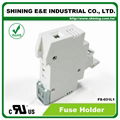 FS-031L1 110V 32A 1-Pole DIN Rail Mounted Cylindrical Fuse Switch 2