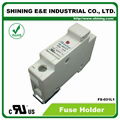 FS-031L1 110V 32A 1-Pole DIN Rail Mounted Cylindrical Fuse Switch 8