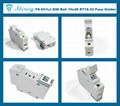 FS-031L3 600V 32A 1-Way DIN Rail Mounted Cylindrical Fuse Holder 9