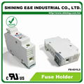 FS-031L3 600V 32A 1-Way DIN Rail Mounted Cylindrical Fuse Holder 5