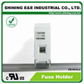 FS-031L3 600V 32A 1-Way DIN Rail Mounted Cylindrical Fuse Holder 7